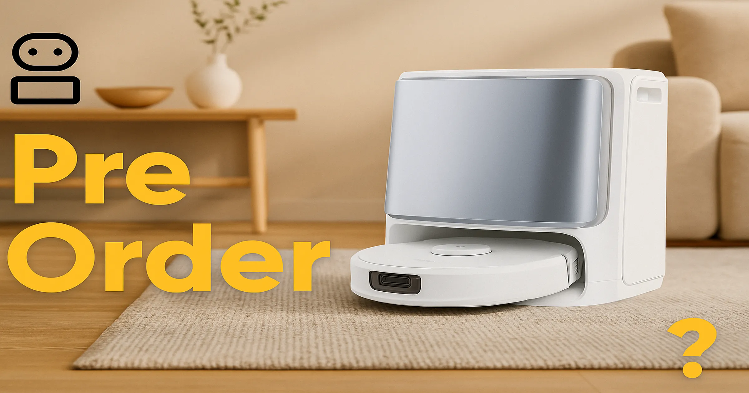 The Narwal Flow robot vacuum and mop on a modern home floor, showcasing its sleek design and cleaning capabilities.
