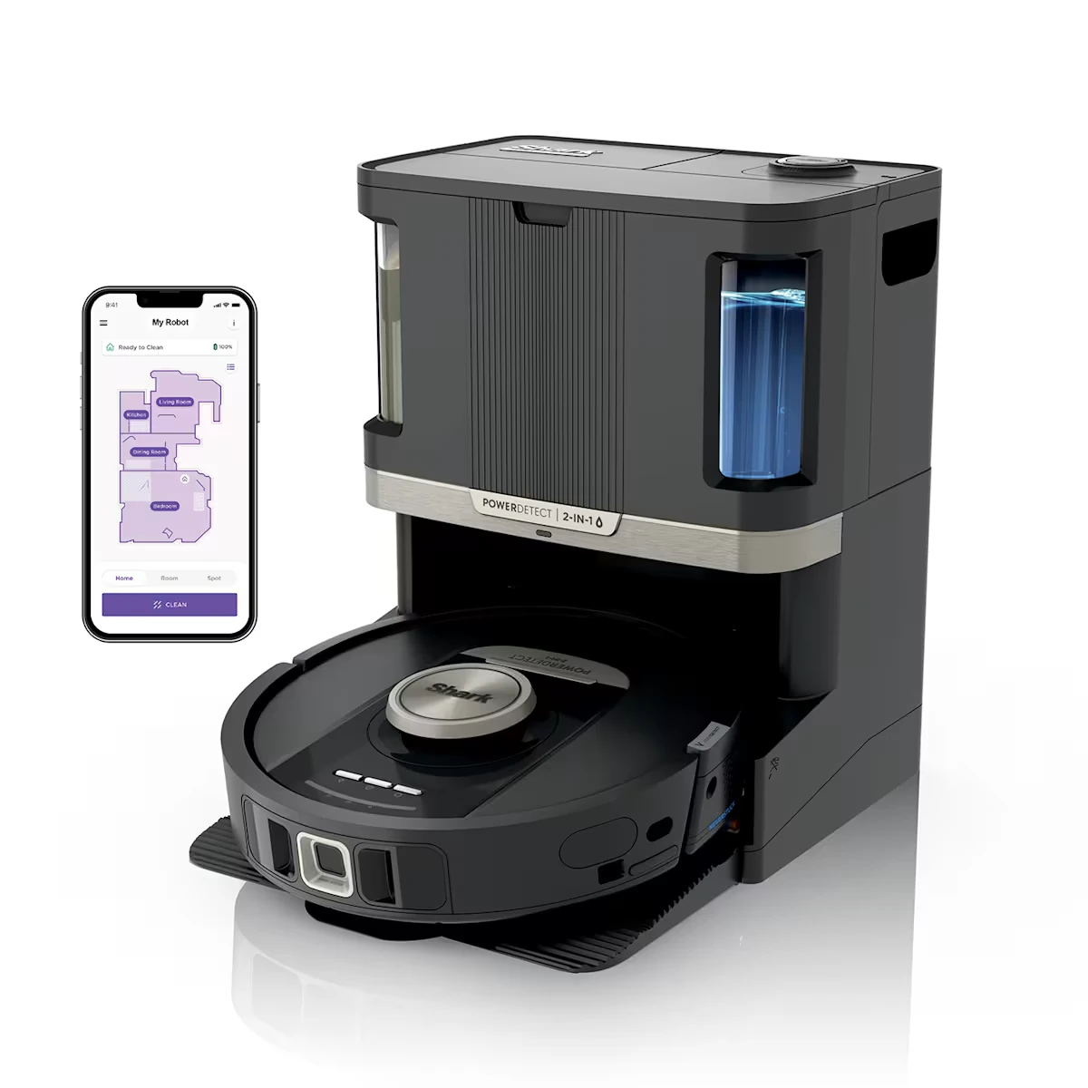 Shark Power Detect Never Touch Pro robot vacuum and mop